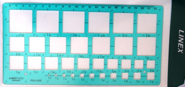 Linex 1173s Square Template.